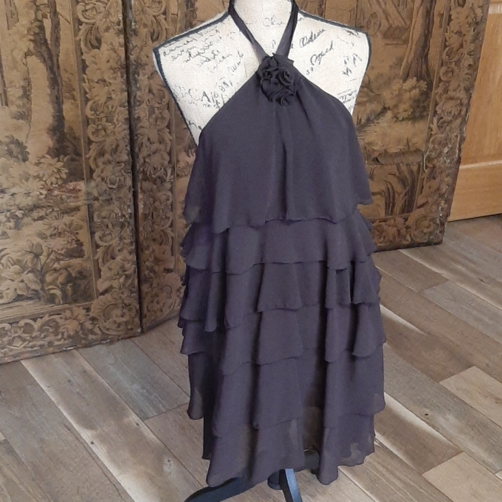 Point sweet little brown dress M & L